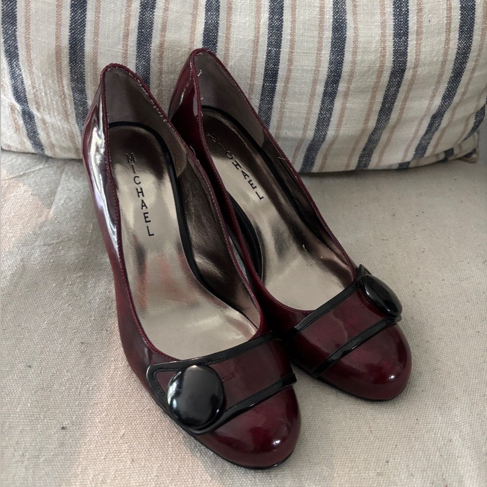 Michael Shannon Burgundy Heels